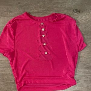 Shein tshirt cut out middle